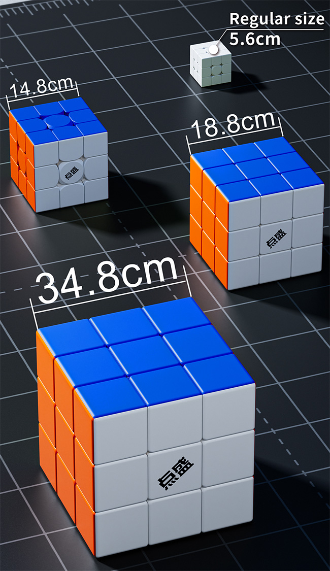 DianSheng Googol 148mm 3x3x3 Magic Cube Macaron Colors